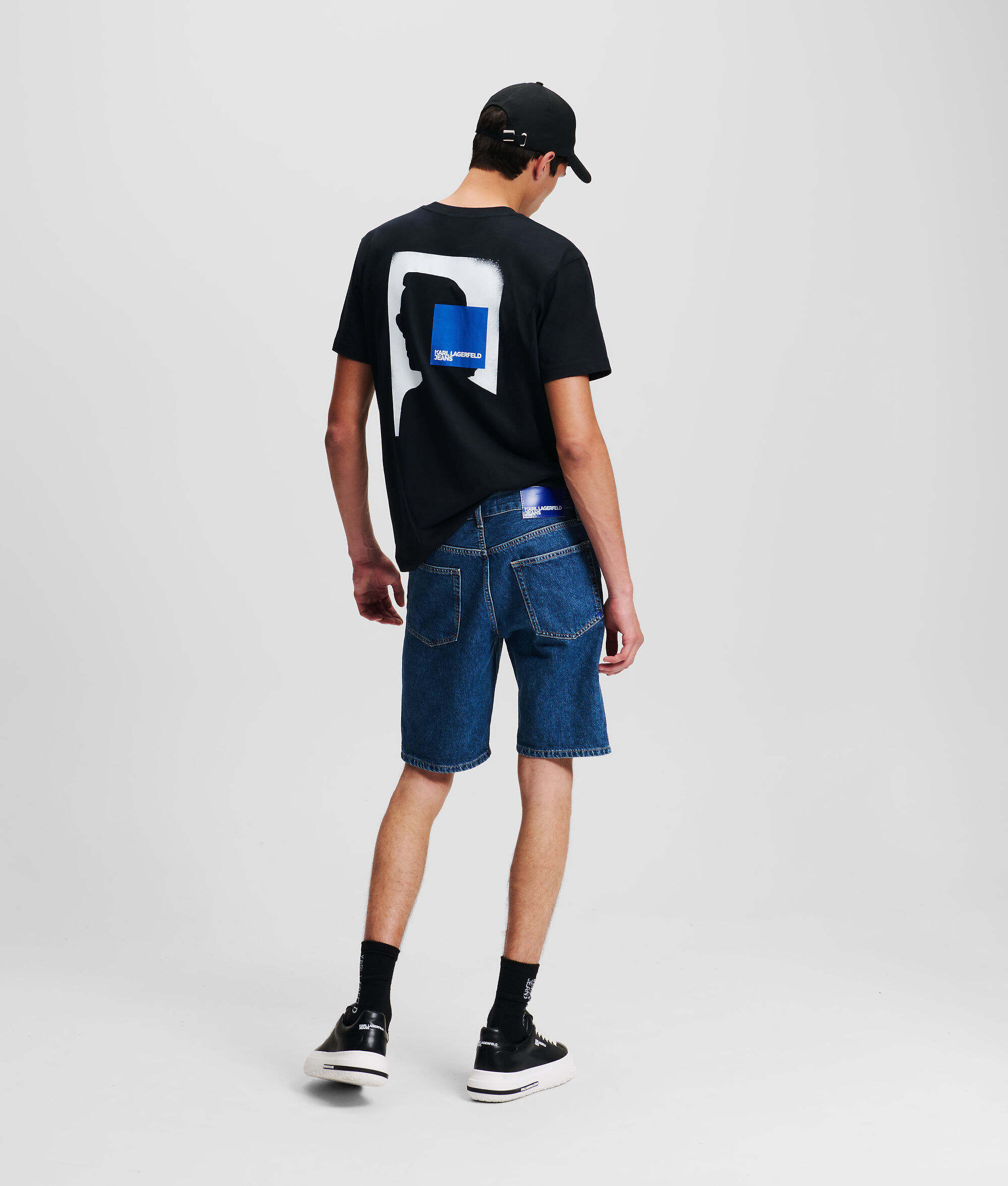 (image for) Clear KLJ TAPERED DENIM SHORTS